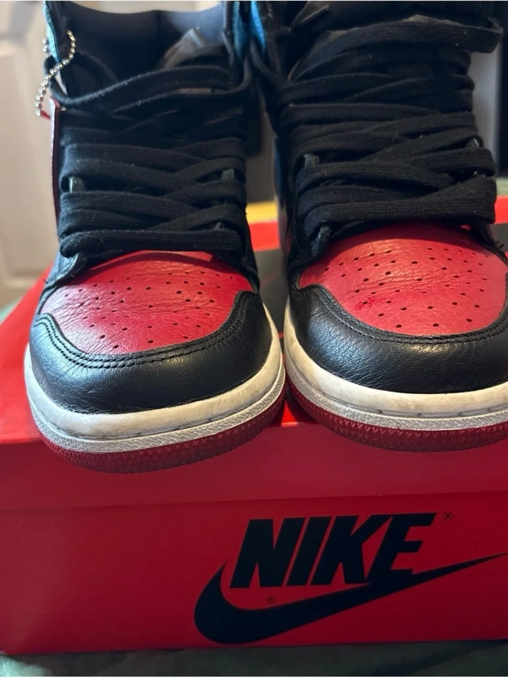 Nike Women’s Air Jordan 1 High - Black/Red/Blue
